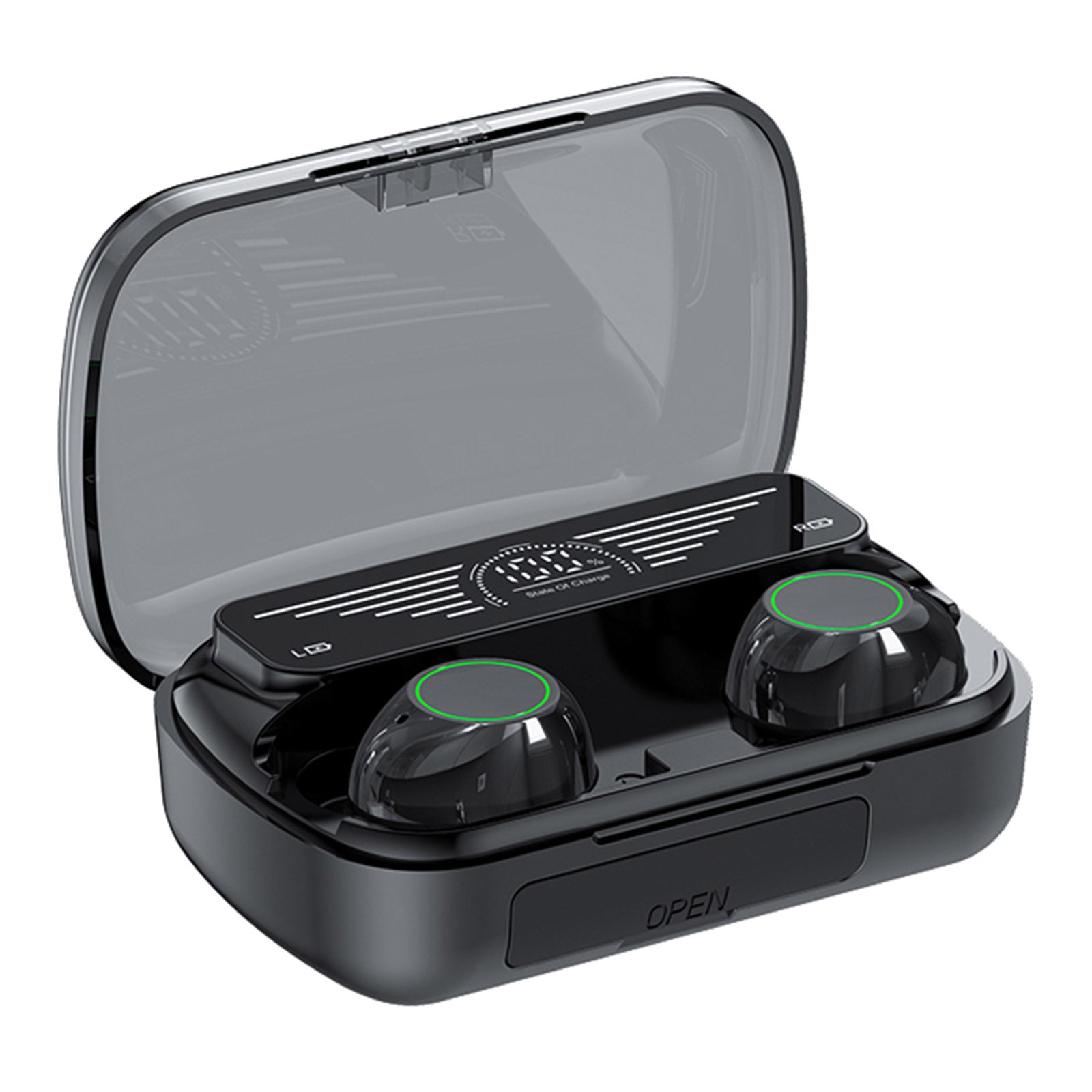 BQ10 Bluetooth 5.3 Headset TWS In-Ear Headphones Intelligent Digital Display Touch Wireless Earbuds BQ10 Bluetooth 5.3 Headset TWS In-Ear Headphones Intelligent Digital Display Touch Wireless Earbuds